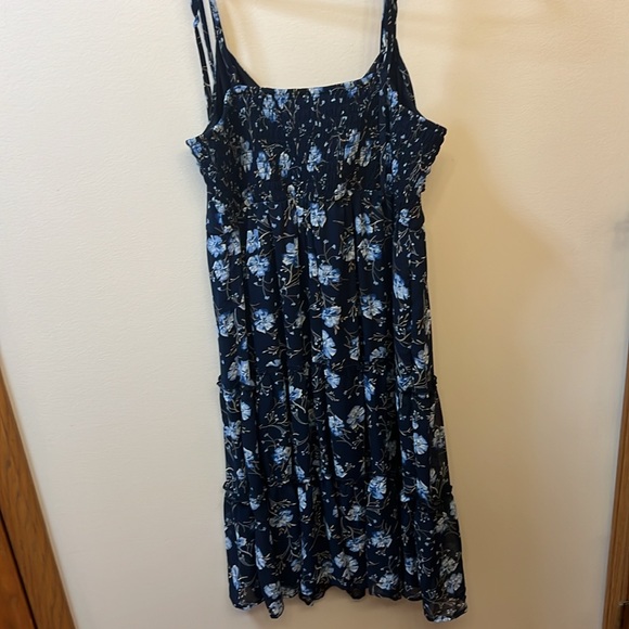Lily Spaghetti Strap Floral Dress - Cream